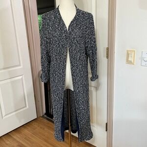Dolan‎ Left Coast Boho Duster Open Front Beachy Knit Cardigan Size S Coatal Chic
